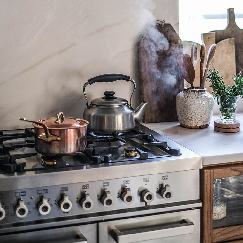 Bertazzoni PRO96L2EXT Professional Cucina da accosto 90 cm, 6 bruciatori in ottone, doppio forno elettrico multifunzione, inox