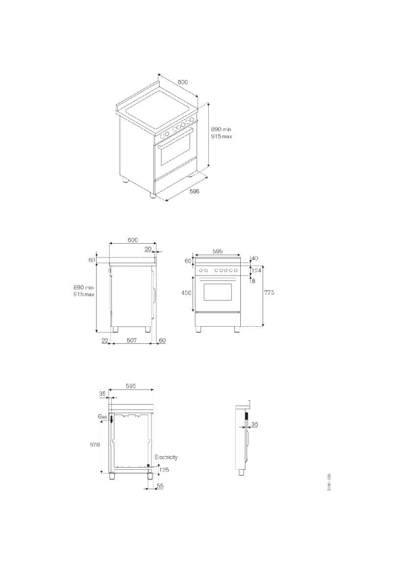 Bertazzoni PRO96L2EXT Professional Cucina da accosto 90 cm, 6 bruciatori in ottone, doppio forno elettrico multifunzione, inox