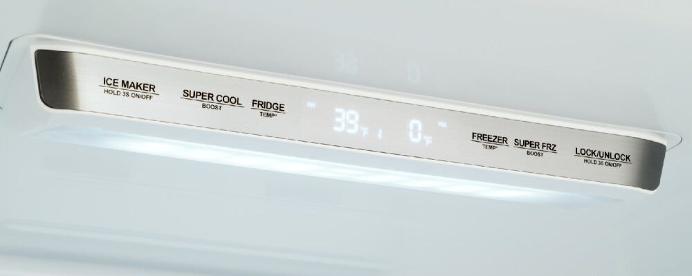 Bertazzoni REF904FFNXTC Professional Frigorifero con congelatore French Door Total No Frost, 636 L, Ice Maker automatico - inox