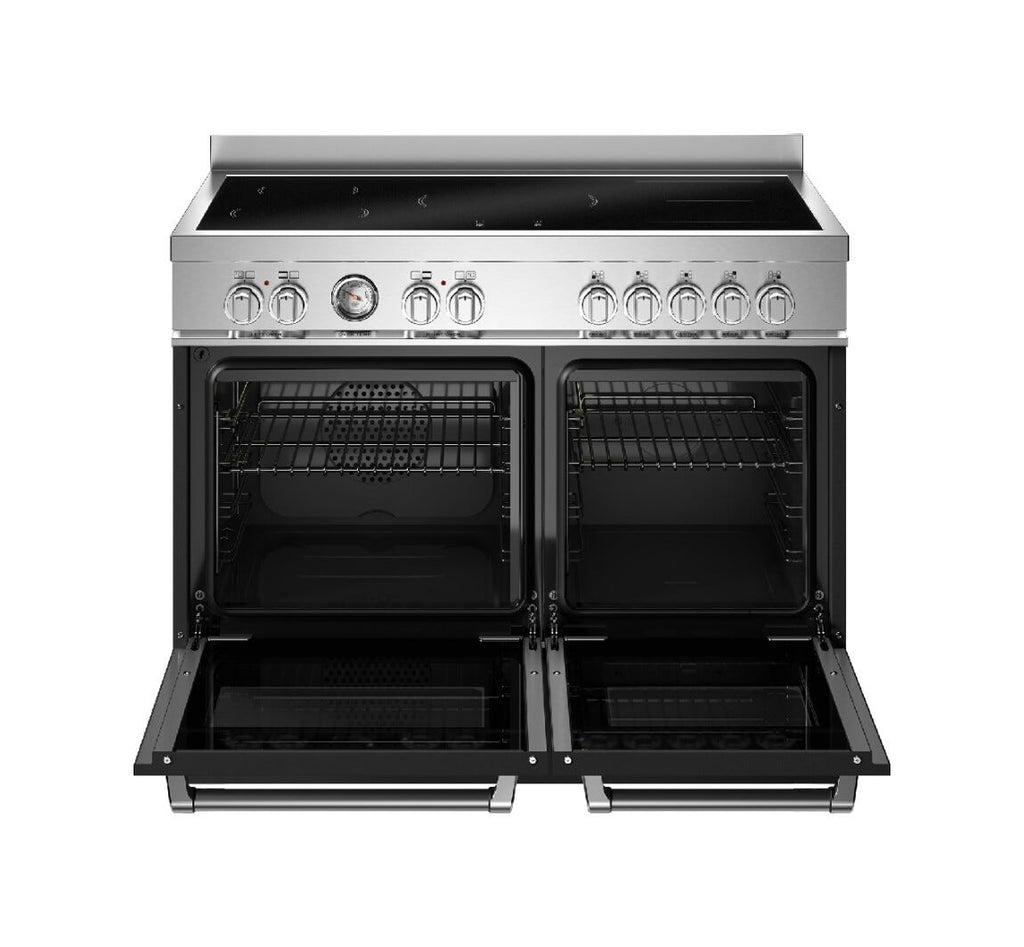 Bertazzoni MAS105I2ENET Master Cucina da accosto da 100 cm – Piano a induzione 5 zone, doppio forno elettrico, nero