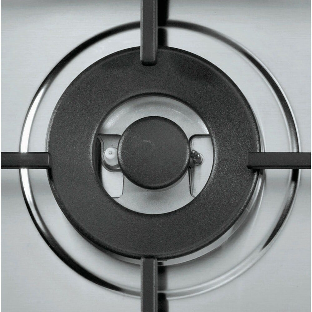 Whirlpool TGML761IX Piano a cottura a gas cm. 73 - inox