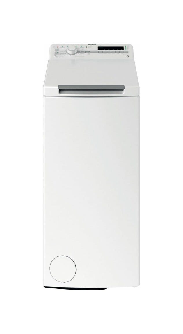 Whirlpool NTDLR 7220SS PL/N Lavatrice a carica dall'alto cm. 40 - capacità 7 kg - bianco