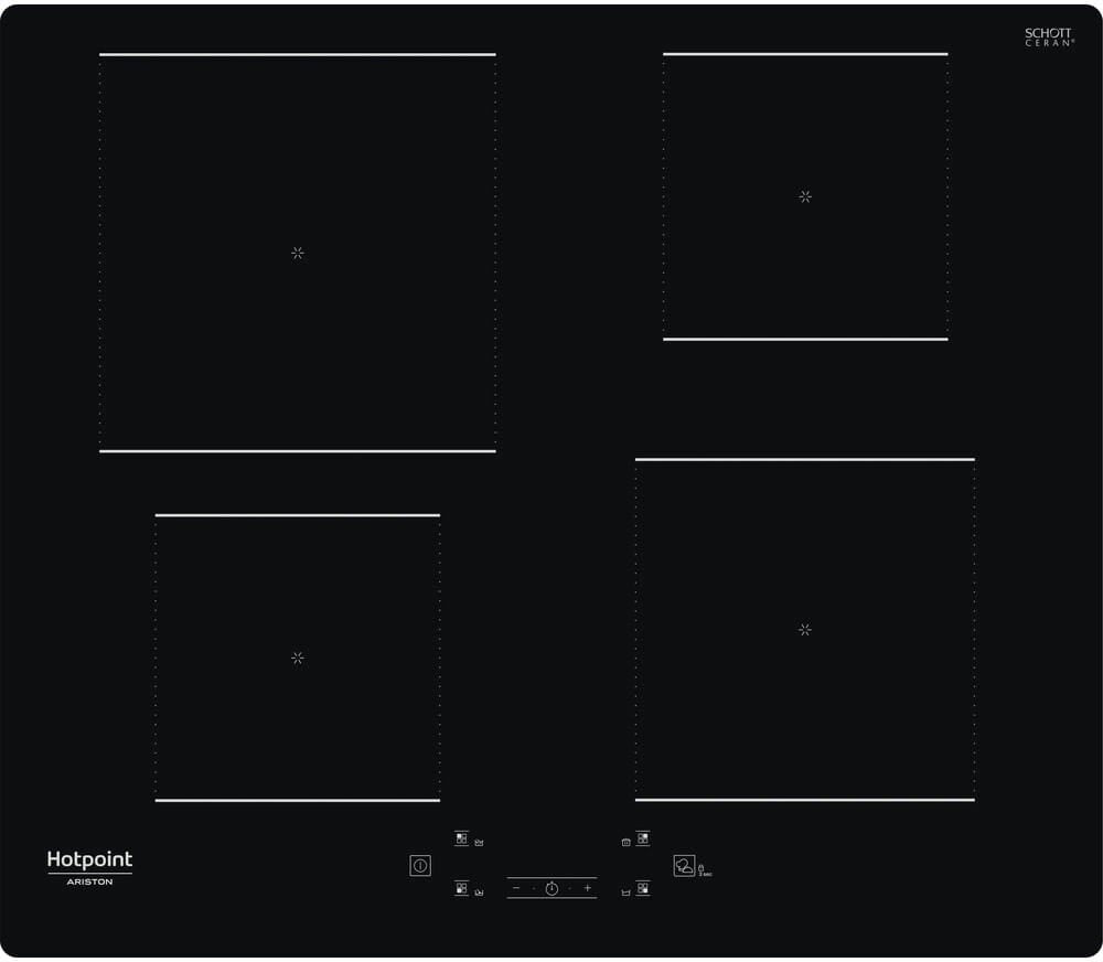 Hotpoint Ariston HQ 5660S NE Piano cottura a induzione cm 59 - vetroceramica nero