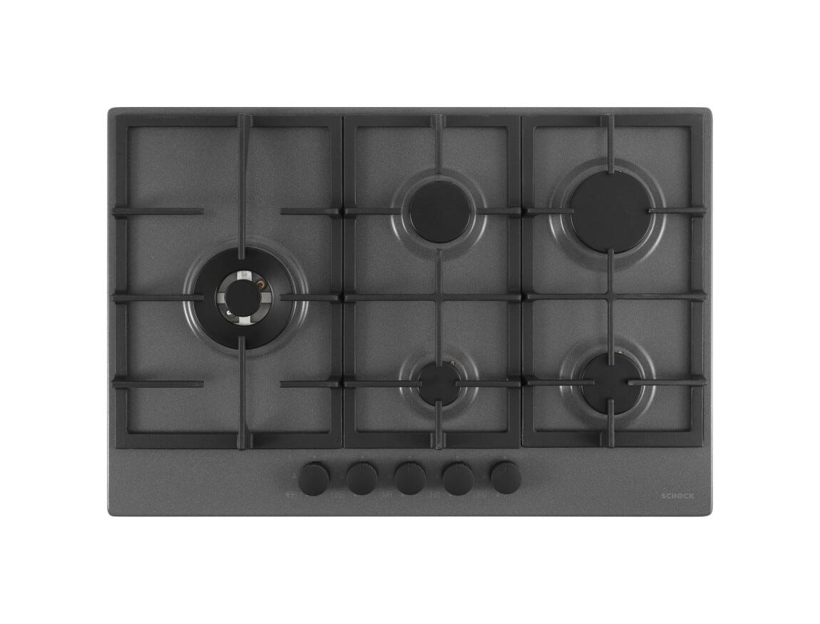 Schock Professional PC75 Piano cottura a gas cm 75 - asphalt