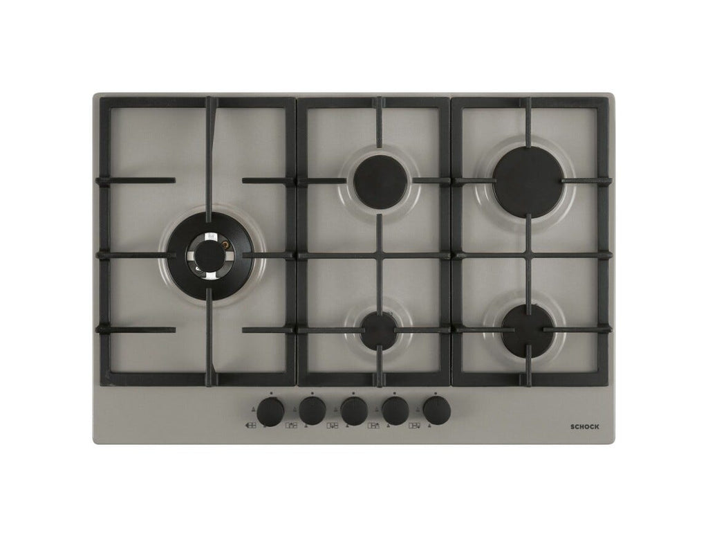Schock Professional PC75 Piano cottura a gas cm 75 - grigio tortora