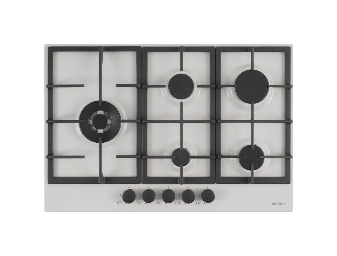 Schock Professional PC75 Piano cottura a gas cm 75 - new alumina