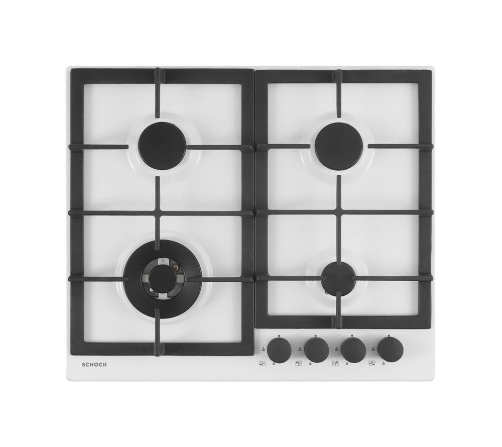 Schock Professional PC60 1T Piano cottura a gas cm 60 - bianco opaco
