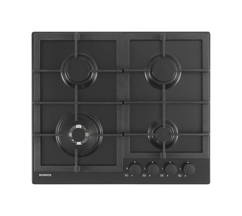 Schock Professional PC60 1T Piano cottura a gas cm 60 - nero opaco