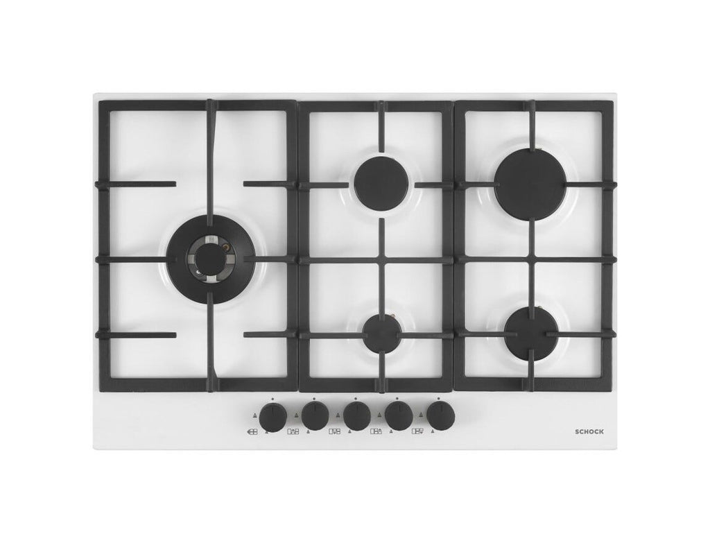 Schock Professional PC75 Piano cottura a gas cm 75 - bianco opaco