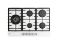 Schock Crystal PC75 Piano cottura a gas cm 75 - vetro bianco