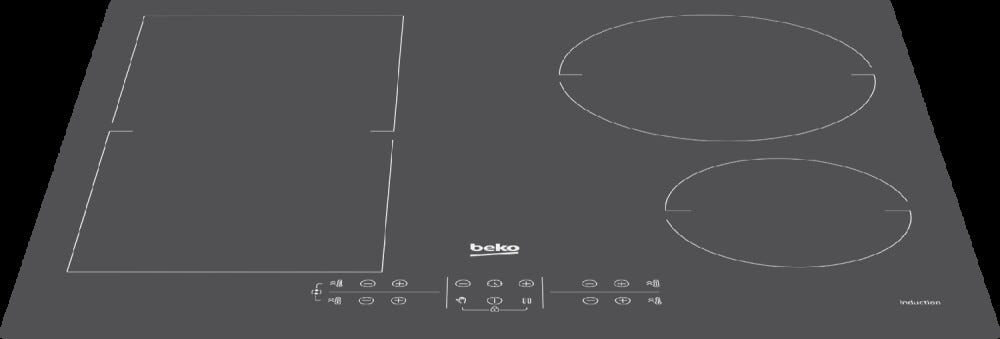 Beko HII64200FMTZG Piano cottura a induzione cm 58 - vetroceramica nero