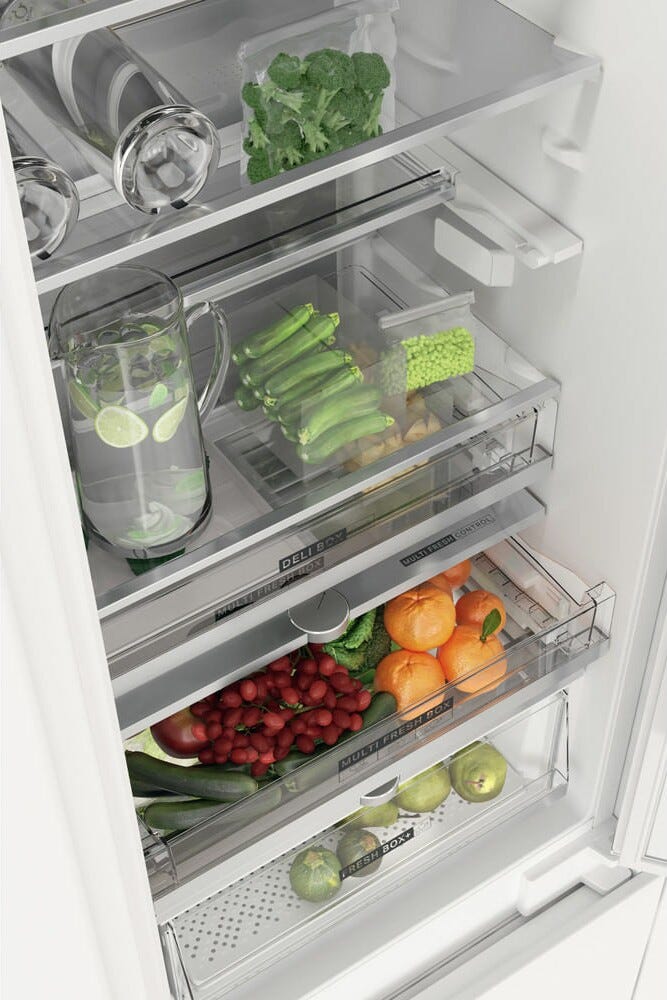 Whirlpool WHC20 T573 P Frigorifero con congelatore da incasso cm. 54 h. 194 - lt. 280 - bianco
