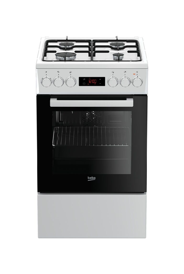 Beko FSE52321DWD Cucina da accosto cm 50 - 4 fuochi + 1 forno elettrico - bianco