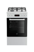 Beko FSE52321DWD Cucina da accosto cm 50 - 4 fuochi + 1 forno elettrico - bianco