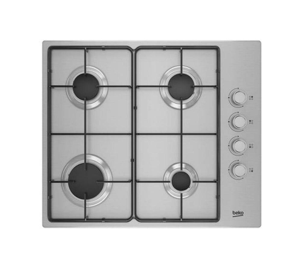 Beko HIGG641C3SX Piano a cottura a gas cm. 61 - inox