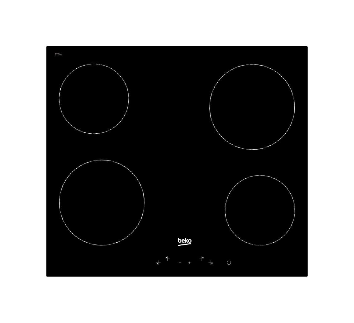 Beko HIC64400E Piano cottura a induzione cm 58 - vetroceramica nero