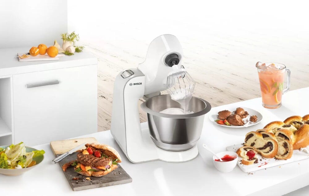 Bosch MUM58258 Mum5 Robot da cucina multifunzione - 3,9 lt - bianco/argento