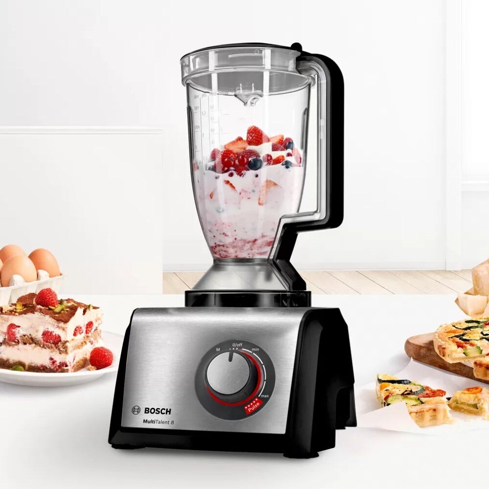 Bosch MC812M865 Multi Talent Robot da cucina multifunzione - 3,9 lt - inox spazzolato