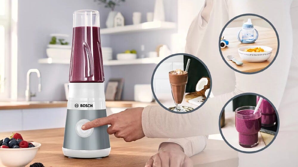 Bosch MMB2111T Serie | 2 VitaPower Frullatore 0,6 l - silver