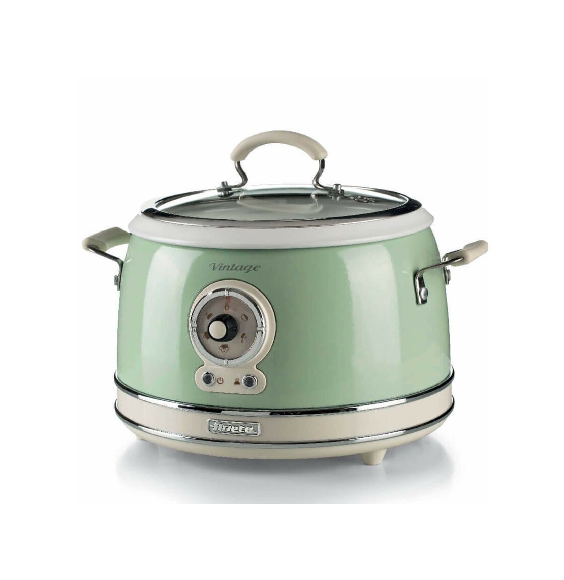 Ariete 00C290404AR0 Vintage Cuociriso Elettrico e Slow Cooker - verde
