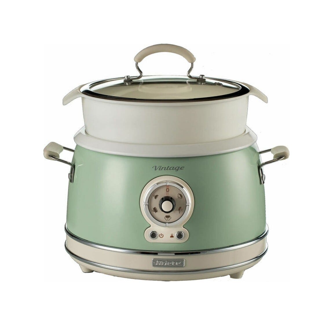 Ariete 00C290404AR0 Vintage Cuociriso Elettrico e Slow Cooker - verde