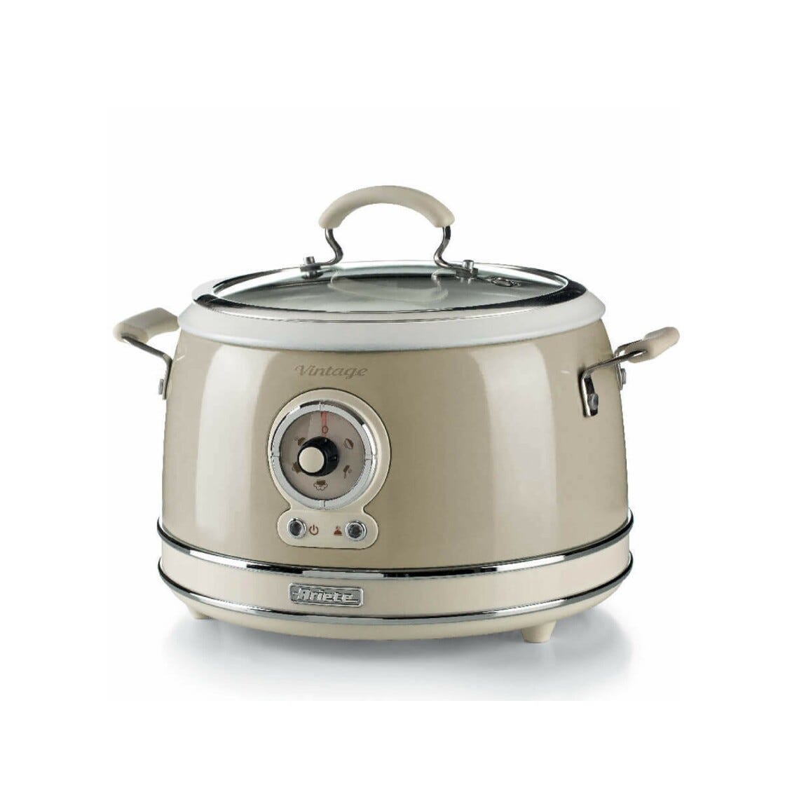 Ariete 2904 Vintage Cuociriso Elettrico e Slow Cooker - beige