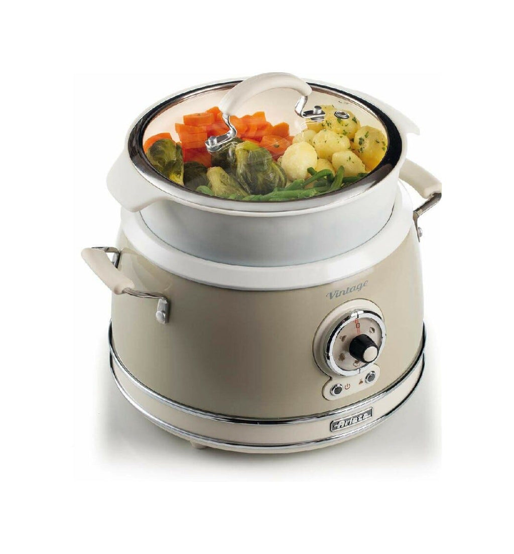 Ariete 2904 Vintage Cuociriso Elettrico e Slow Cooker - beige