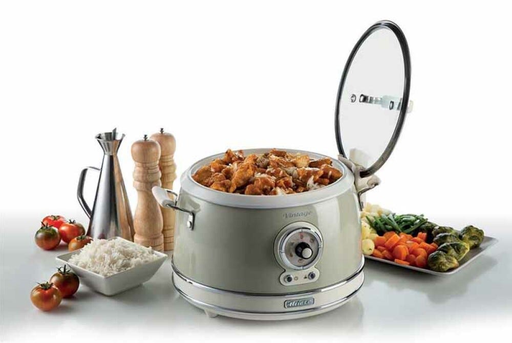 Ariete 2904 Vintage Cuociriso Elettrico e Slow Cooker - beige