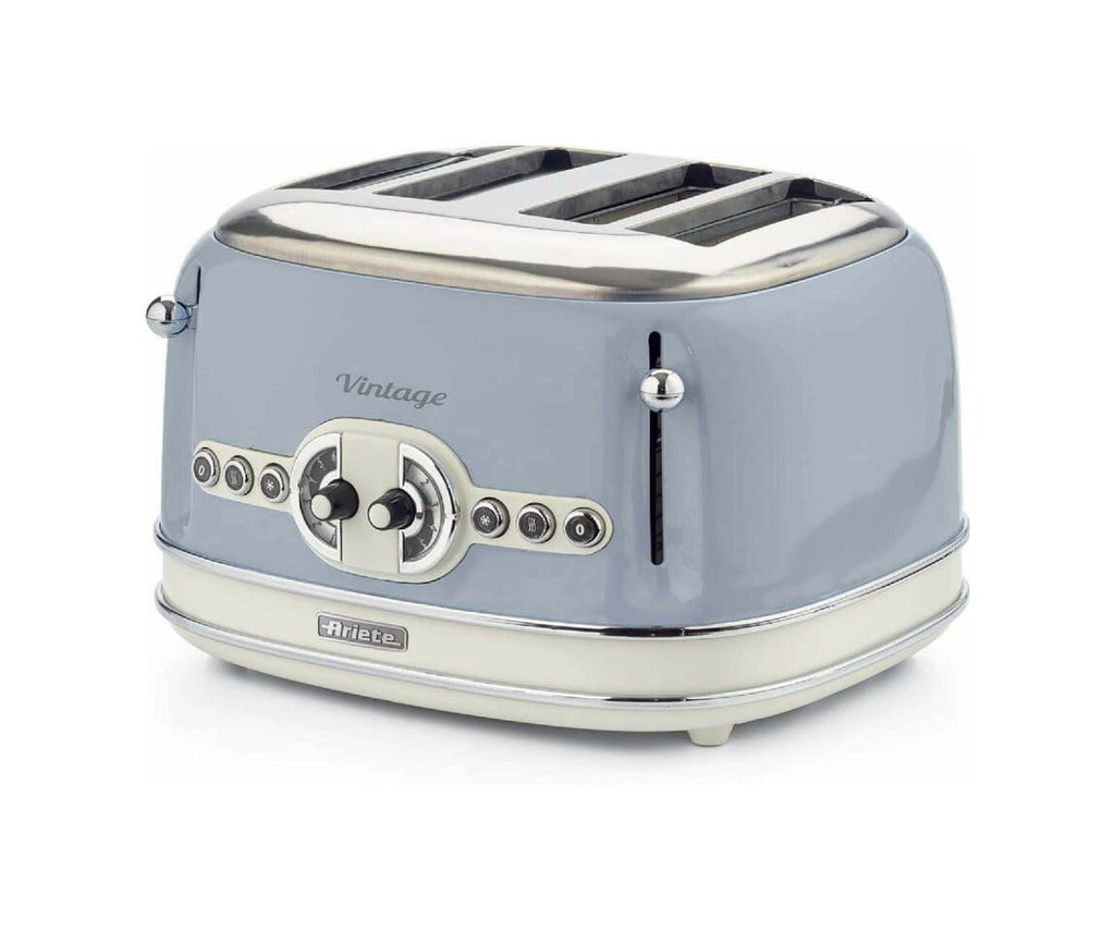 Ariete 0156 Vintage Tostapane 4 fette - celeste