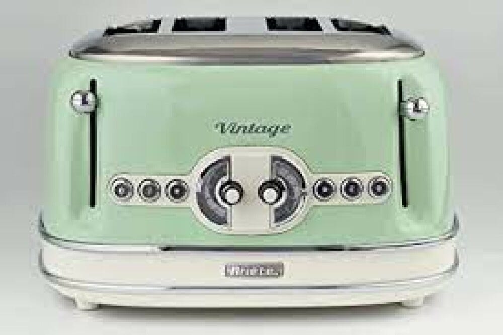Ariete 0156 Vintage Tostapane 4 fette - verde