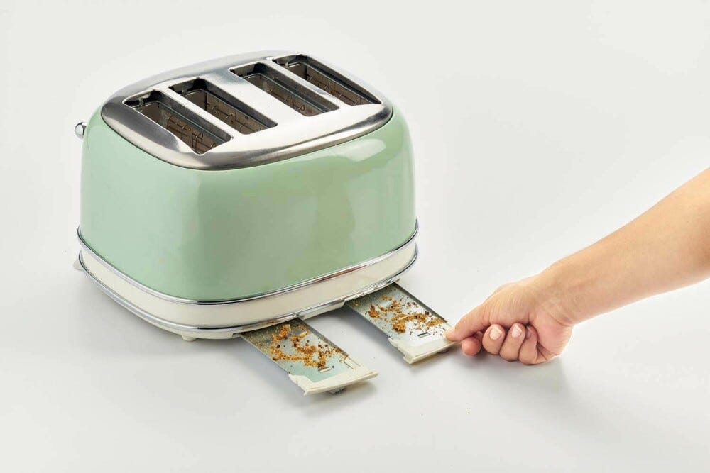 Ariete 0156 Vintage Tostapane 4 fette - verde