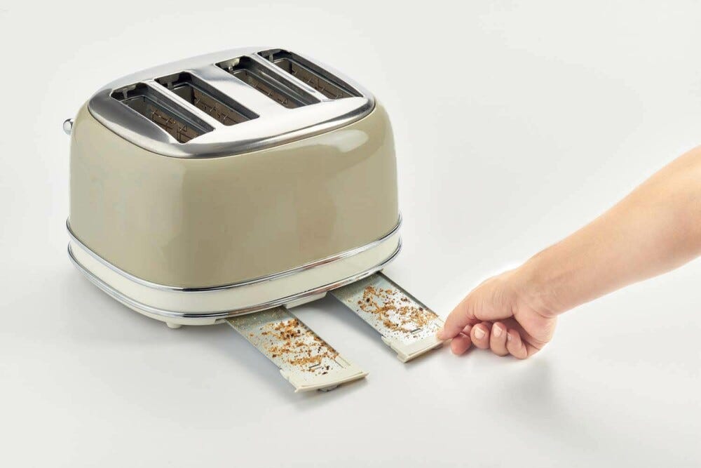 Ariete 0156 Vintage Tostapane 4 fette - beige