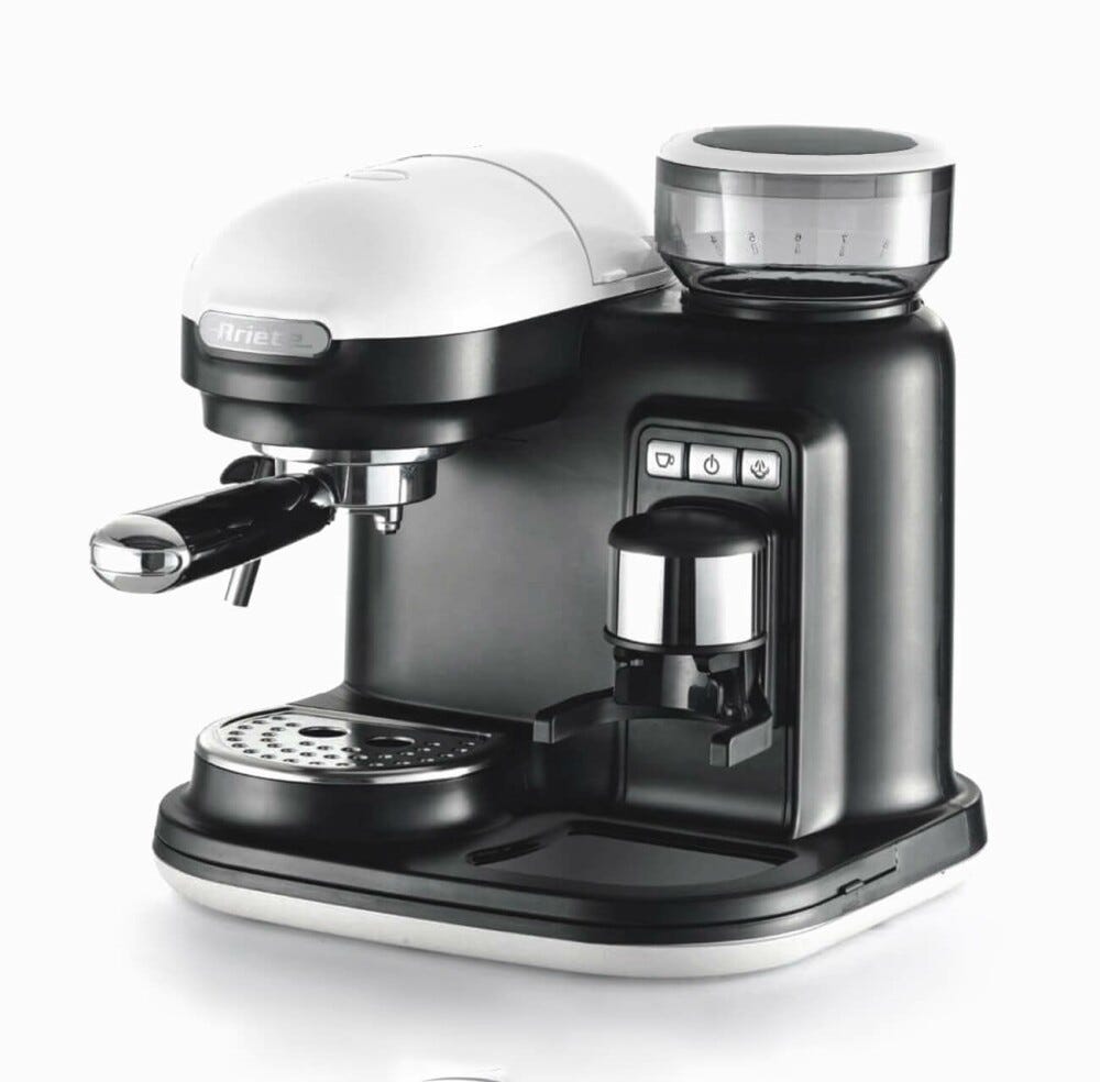 Ariete 1318 MODERNA Macchina per caffè - bianco/nero