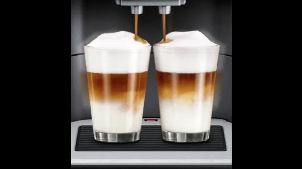Siemens TE655319RW Macchina per caffè automatica - nero