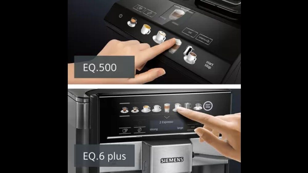 Siemens TE655319RW Macchina per caffè automatica - nero