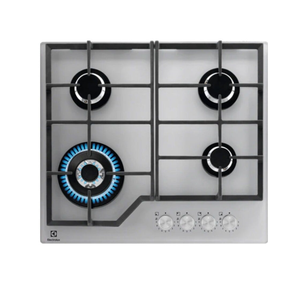 Electrolux KGG64362S Serie 600 Piano cottura a gas cm. 59 - vetro argento
