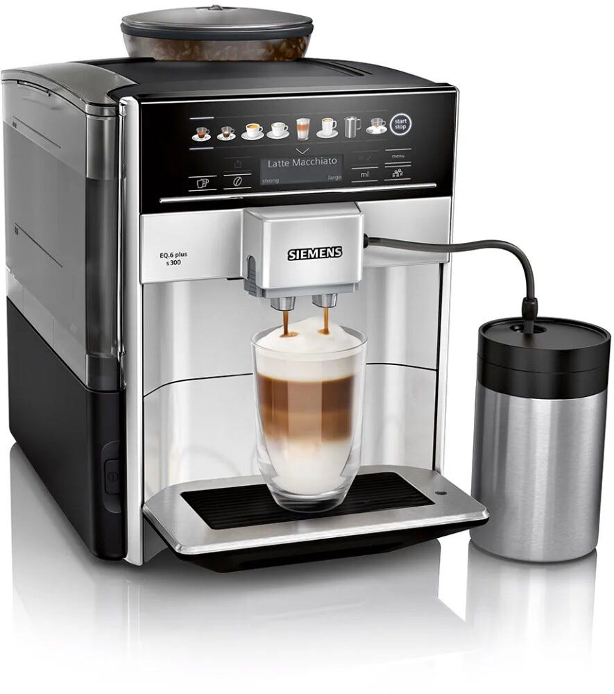 Siemens TE653M11RW Macchina per caffè automatica - silver