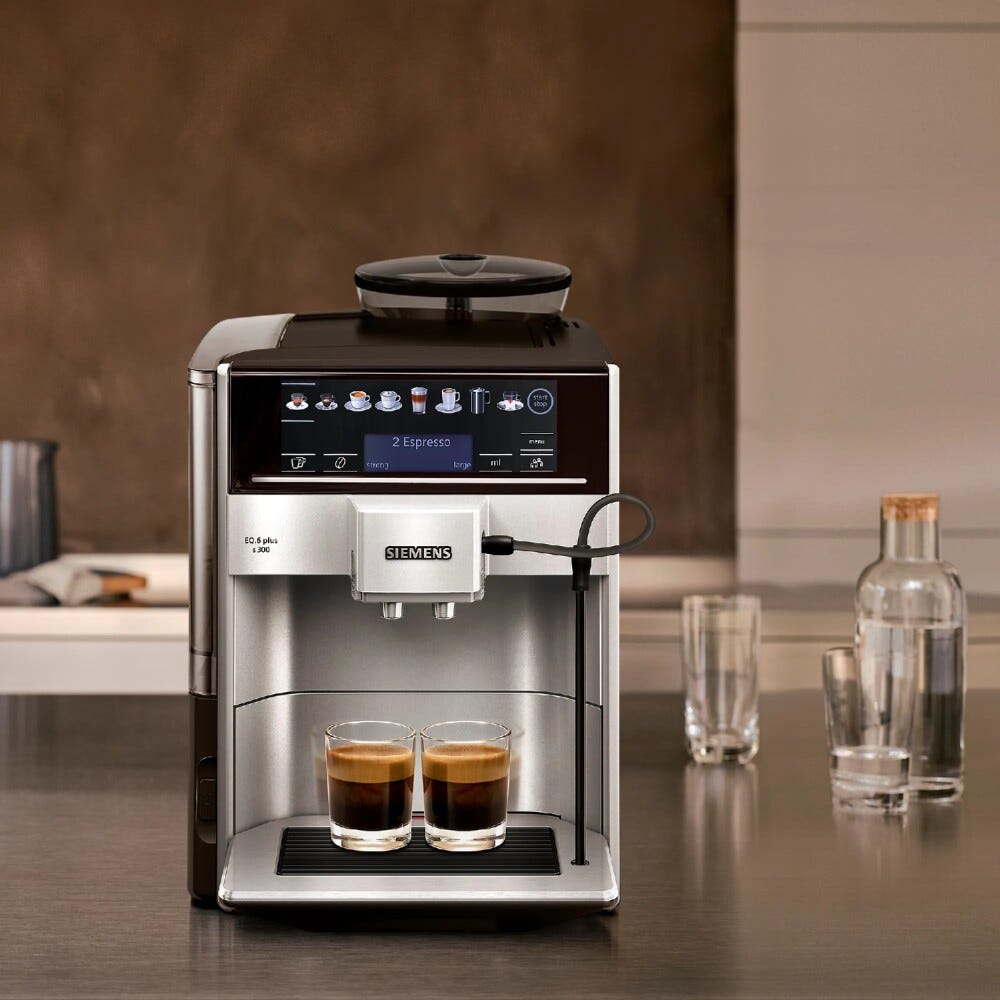 Siemens TE653M11RW Macchina per caffè automatica - silver