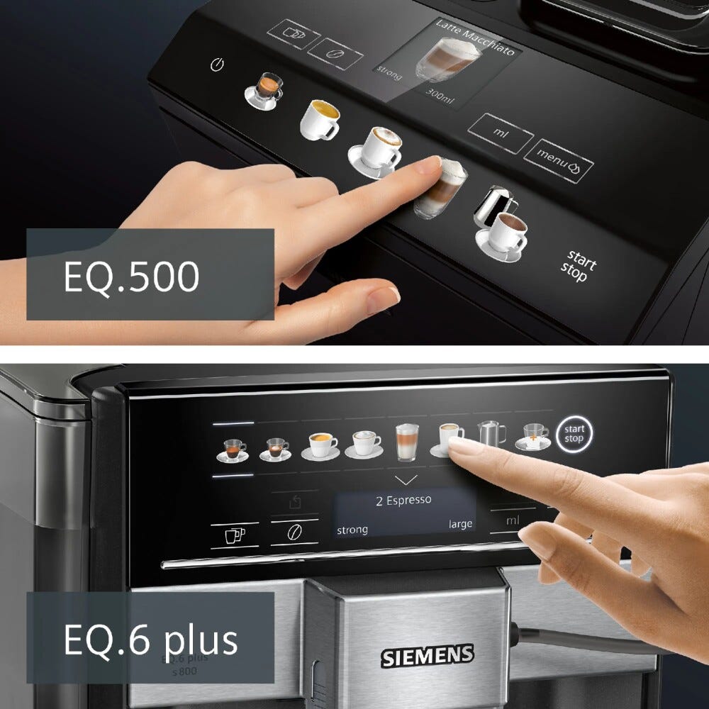 Siemens TE653M11RW Macchina per caffè automatica - silver