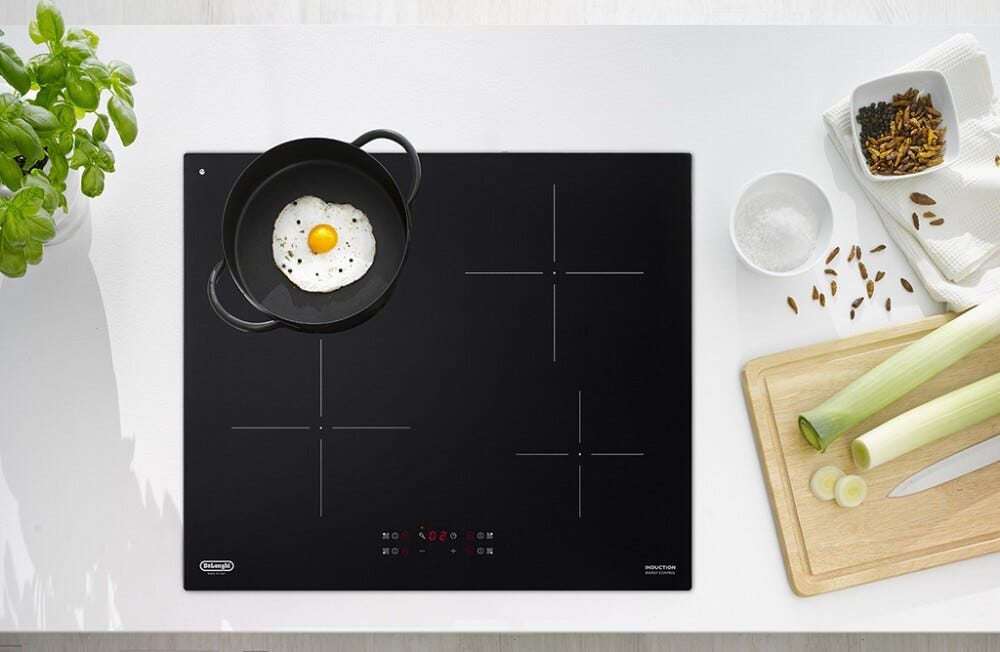 De Longhi PIN 62 Piano cottura ad induzione cm. 60 - vetroceramica nero