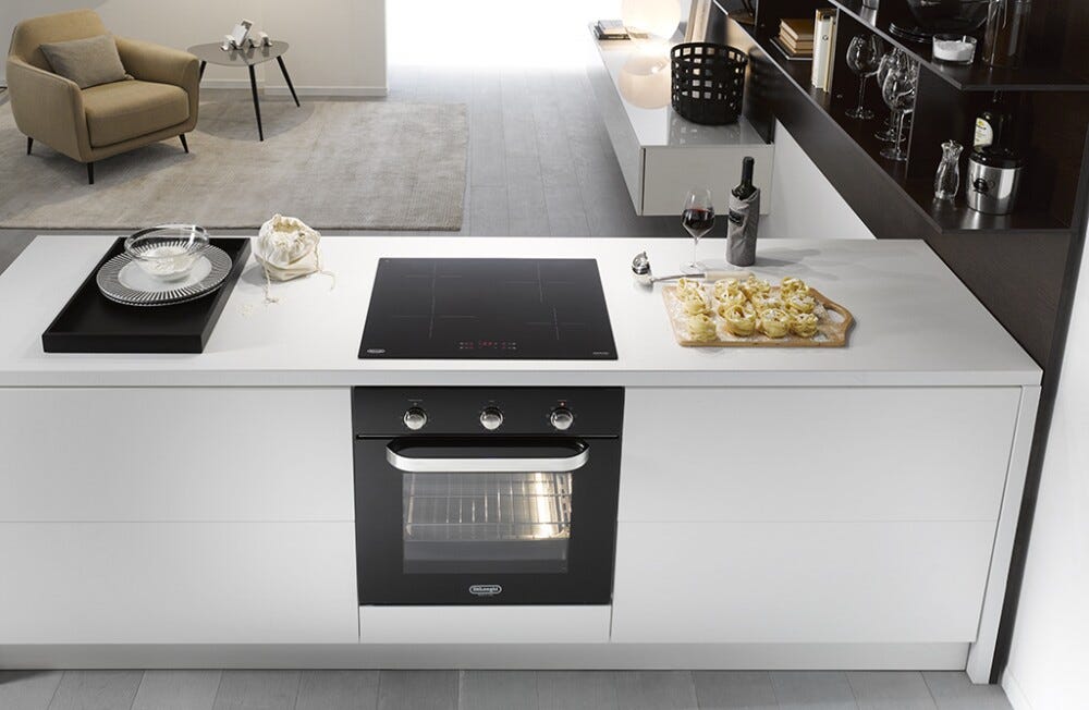 De Longhi PIN 62 Piano cottura ad induzione cm. 60 - vetroceramica nero
