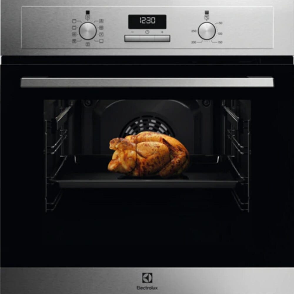 Electrolux EOF3H50BX Serie 600 Forno elettrico cm 59 - inox/nero