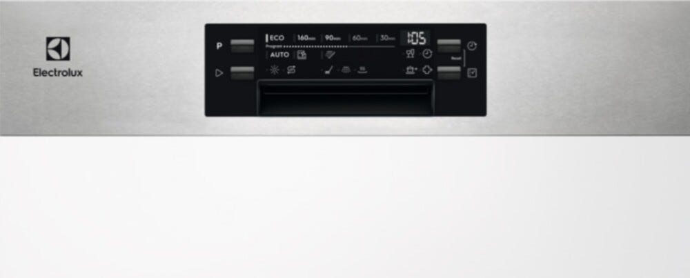 Electrolux EEA47201IK Serie 300 AirDry Lavastoviglie integrata parziale cm. 60 - 13 coperti - frontalino inox