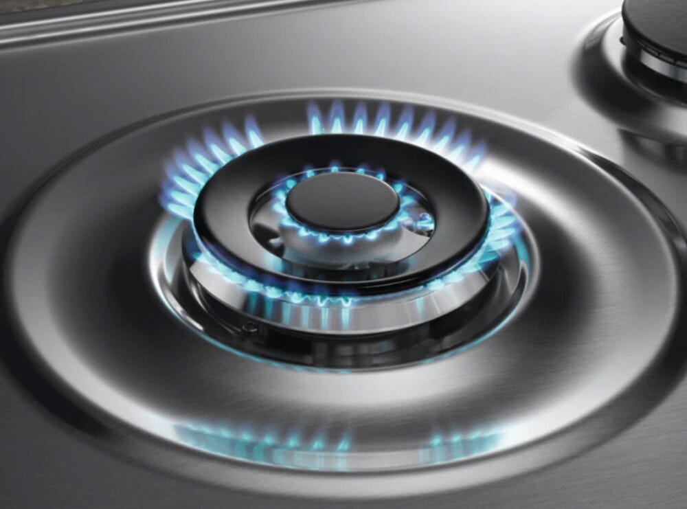 Electrolux EGS64362X Serie 300 Slim Line Piano cottura a gas cm. 60 - acciaio inox