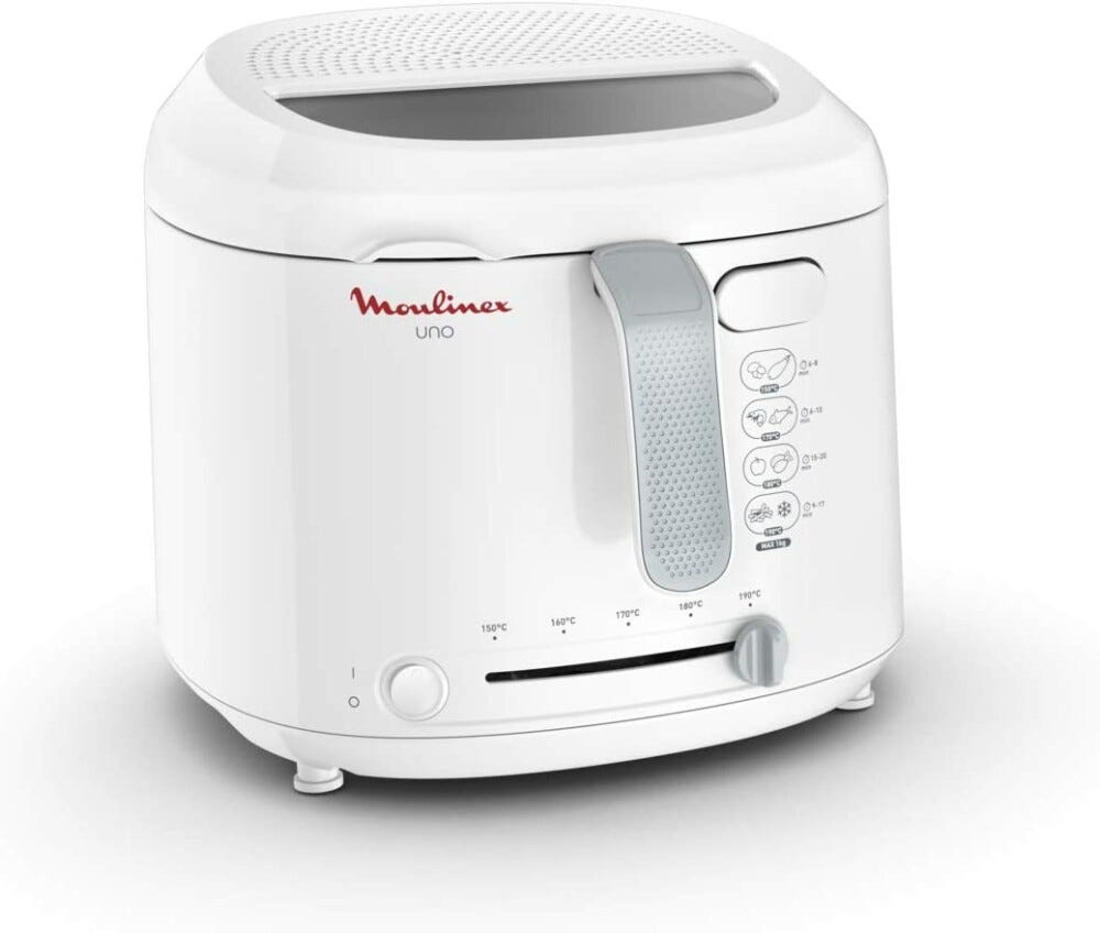 Moulinex AF203110 UNO DEEP FRYER Friggitrice elettrica - bianco
