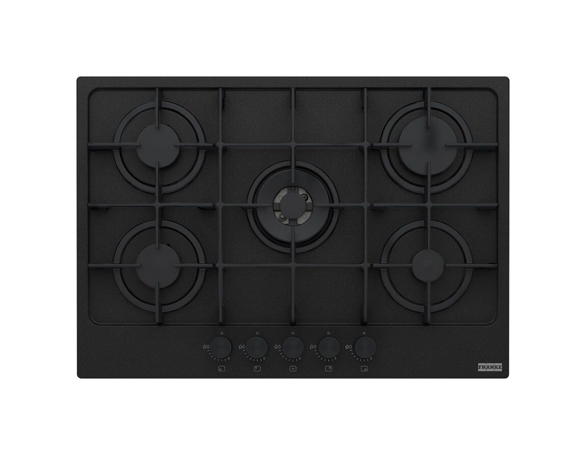 Franke FHMA 755 4G DC MB C Maris 750 Piano cottura a gas cm. 73, black matt