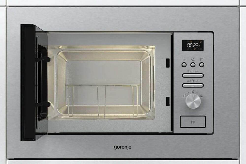 Gorenje BMI201AG1X Forno a microonde da incasso con grill cm. 59 h. 39 - inox