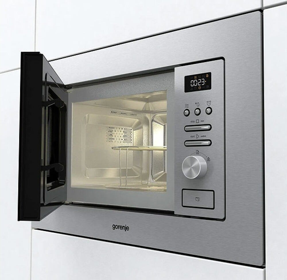 Gorenje BMI201AG1X Forno a microonde da incasso con grill cm. 59 h. 39 - inox