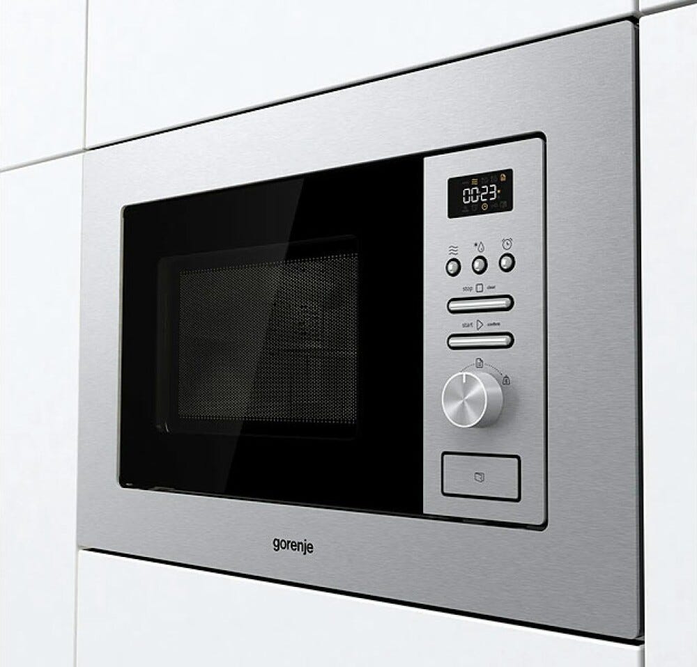 Gorenje BMI201AG1X Forno a microonde da incasso con grill cm. 59 h. 39 - inox