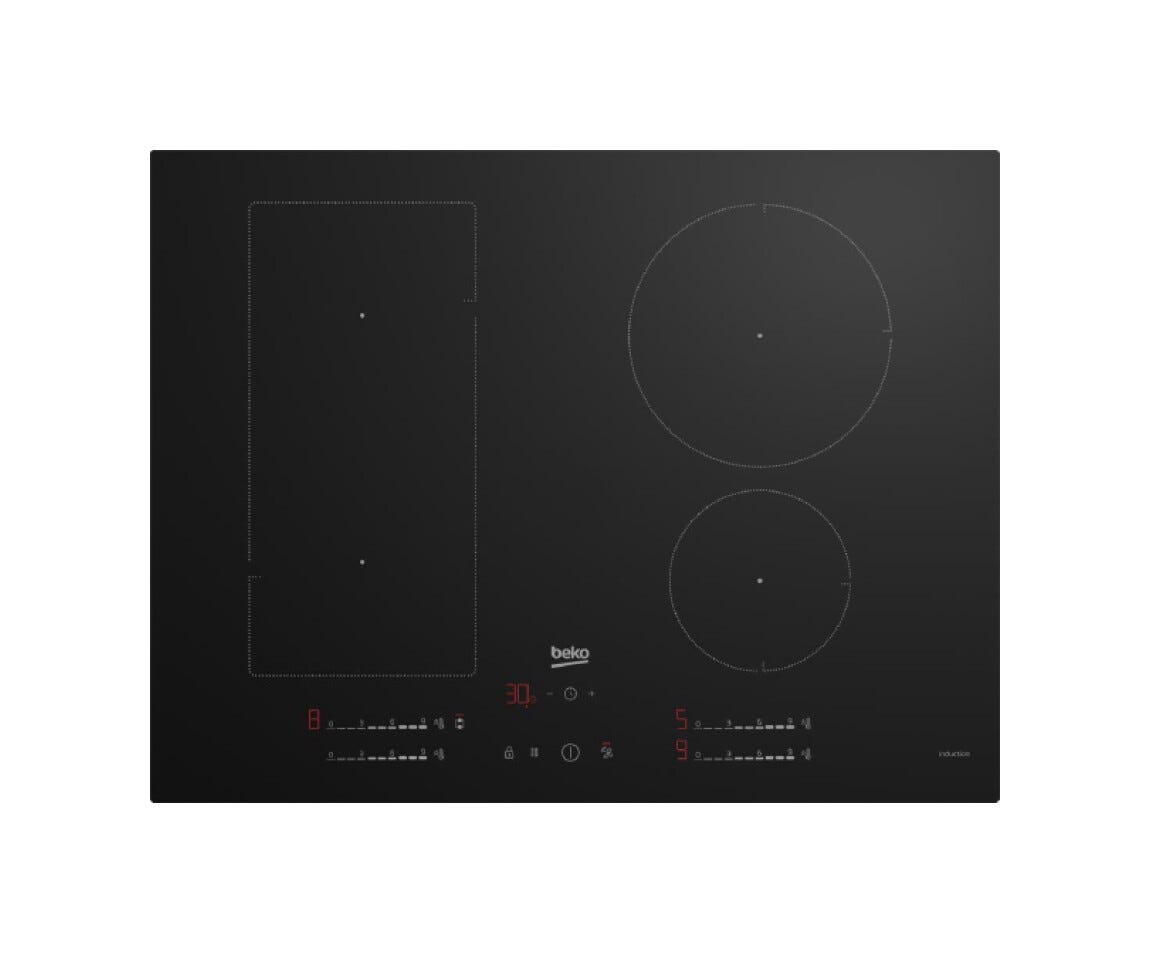 Beko HII74700UF Piano cottura a induzione cm. 69 - nero